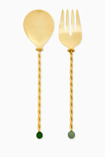 Torchon Salad Cutlery Set