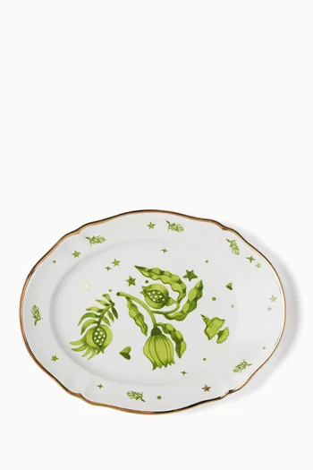 Eden Oval Platter in Porcelain