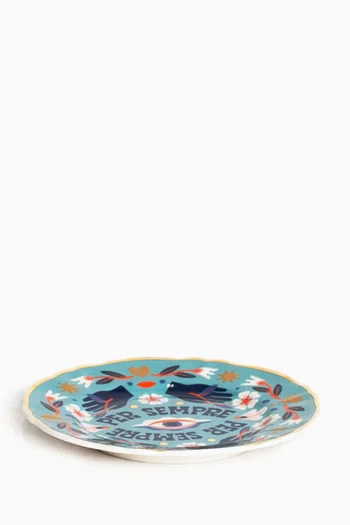 طبق صغير بنقشة Per Sempre بورسلين