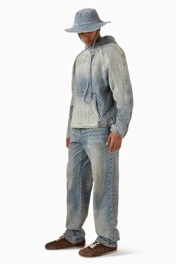 Destroyed Amba Jeans in Denim