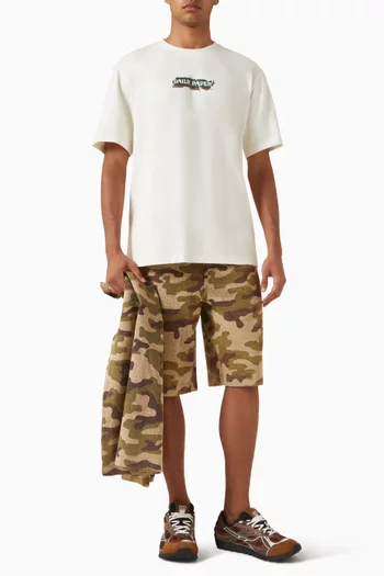 Sticker T-shirt in Cotton