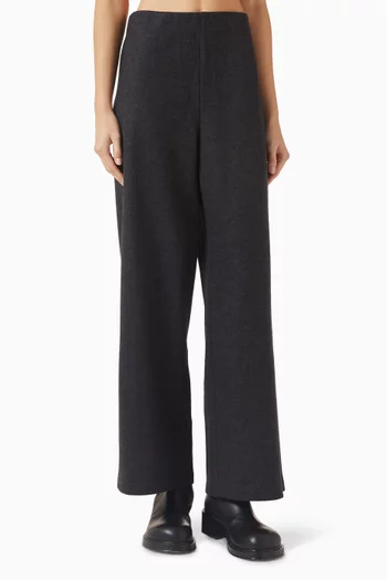Wide-leg Pants in Regenerative Wool