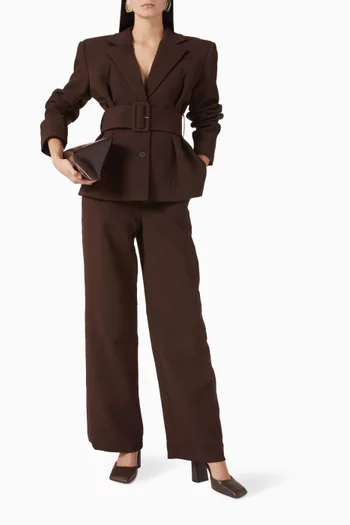 Suiting Belted Blazer