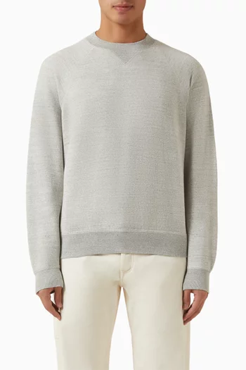 سويت شيرت بياقة عالية 