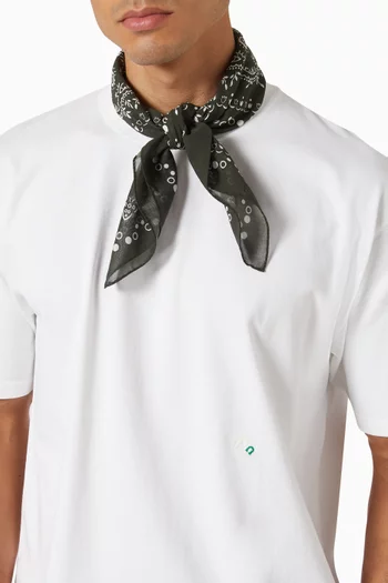 Paisley-printed Bandana in Cotton