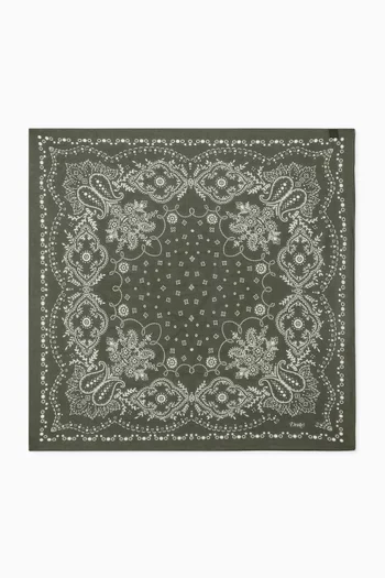 Paisley-printed Bandana in Cotton