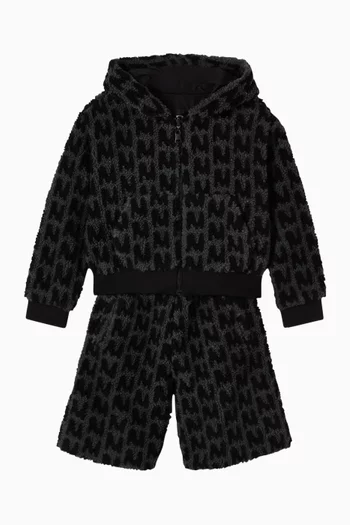 Bermuda Shorts in Teddy Fleece