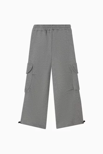 Cargo Pants in Cotton-fleece