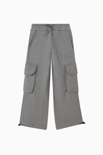 Cargo Pants in Cotton-fleece