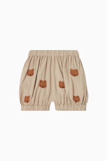 Carson Bear Print Bloomers in Organic cotton