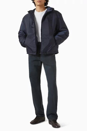 Zip Hoodie in Re-Nylon