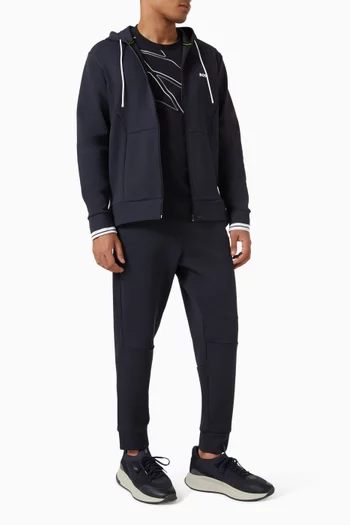 Active T-shirt in Moisture-wicking Stretch Piqué