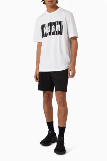 Micro Logo T-shirt in Cotton