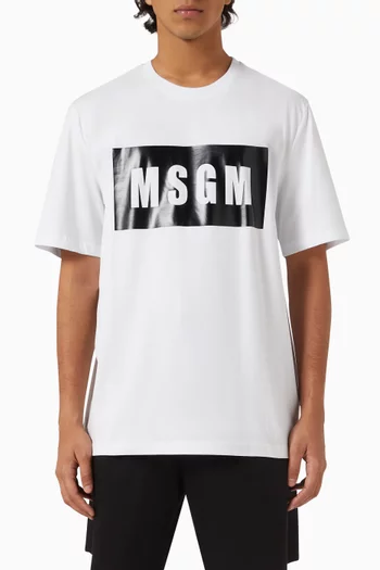 Micro Logo T-shirt in Cotton