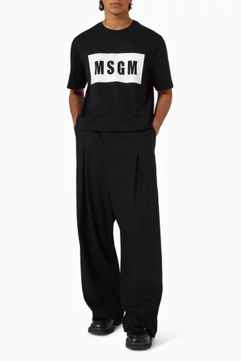 Box Logo T-shirt in Cotton
