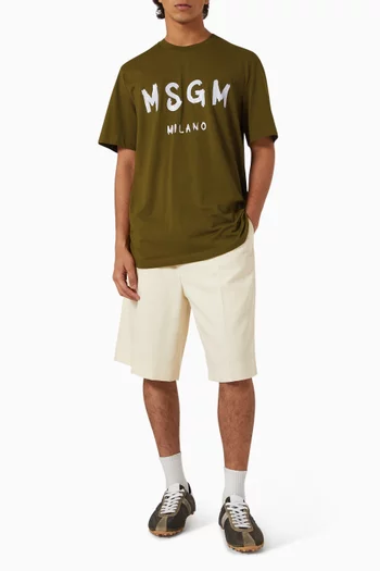 Logo-print T-shirt in Cotton
