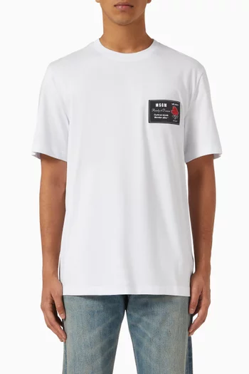 Logo-print T-shirt in Cotton
