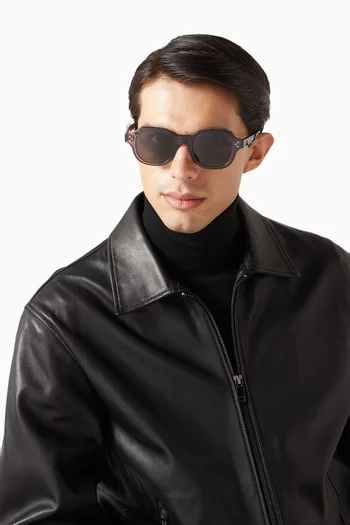 3 Dots HD Square Sunglasses in Acetate