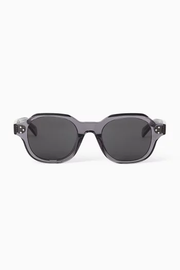 3 Dots HD Square Sunglasses in Acetate