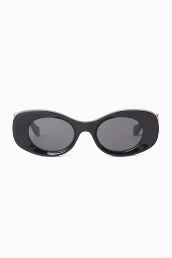 Anagram Round Sunglasses in Acetate