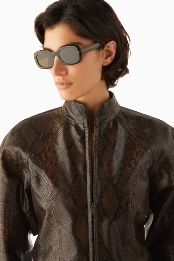 Round Sunglasses in Bio-acetate