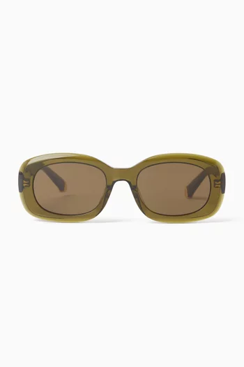 Round Sunglasses in Bio-acetate