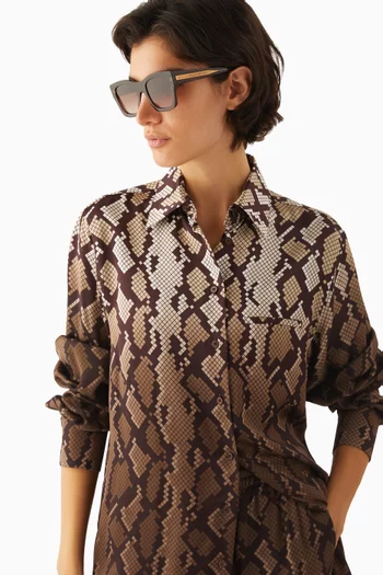 Square Sunglasses in Bio-acetate