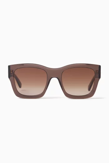 Square Sunglasses in Bio-acetate
