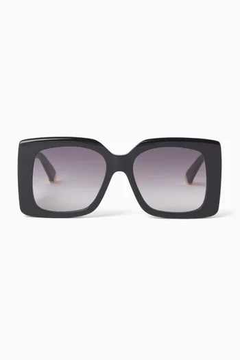 Square Sunglasses in Bio-acetate