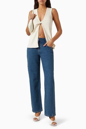 Lucian Contrast Jeans Denim