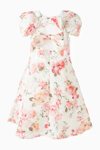 فستان بنقشة زهور