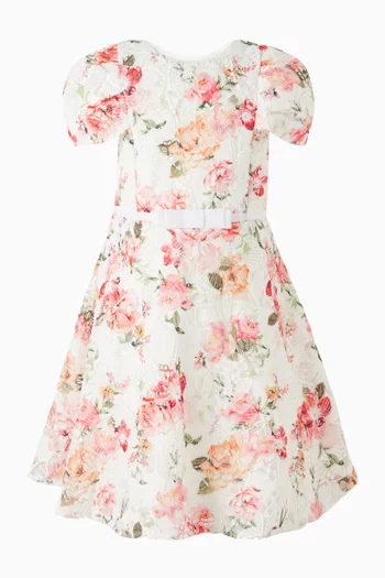 فستان بنقشة زهور