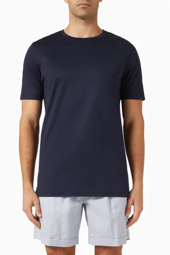 Crew Neck T-shirt in Cotton-jersey