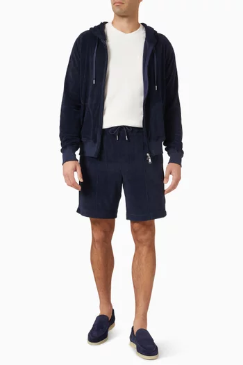 Crew Neck T-shirt in Terry Towelling