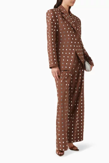 Crystal-embellished Blazer