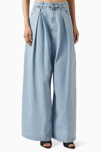 Wide-leg Jeans in Denim