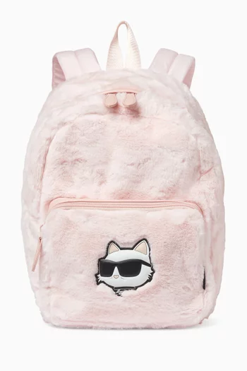 Choupette Backpack in Faux Fur