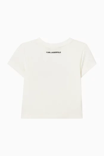 Logo T-shirt in Cotton