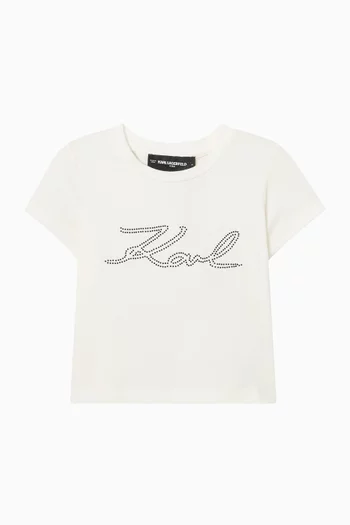 Logo T-shirt in Cotton