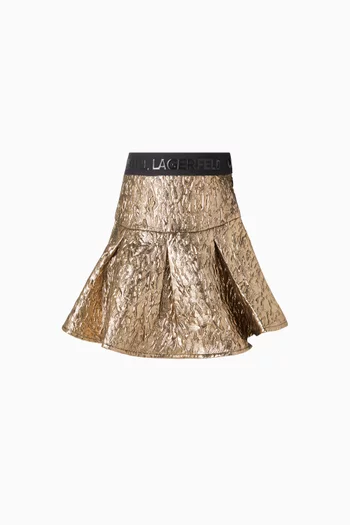 Jacquard Logo Skirt