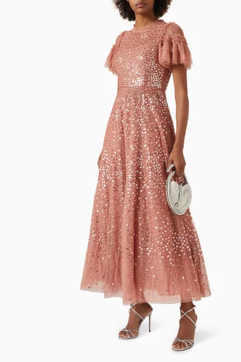 Scatter-dot Gown in Tulle