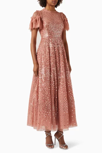 Scatter-dot Gown in Tulle