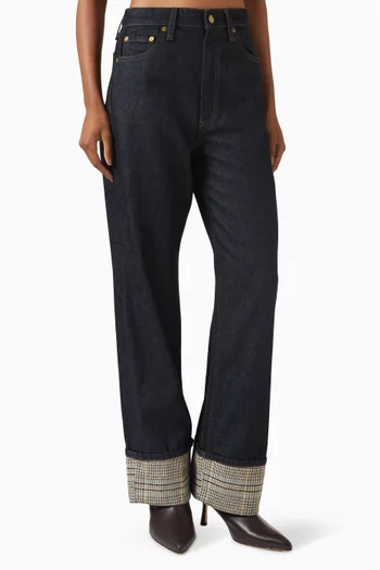 Shea Straight-leg Jeans in Denim