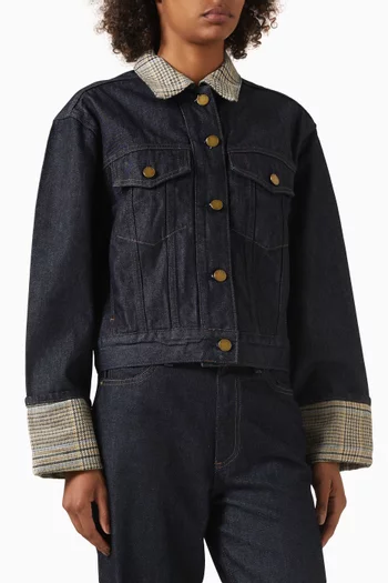 Harriet Trucker Jacket in Denim