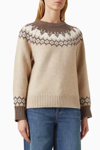 Beth Fair Isle Sweater in Knit