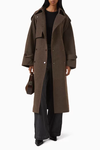 Lynn Belted Coat in Wool