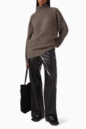 سترة كلارك فضفاضة صوف