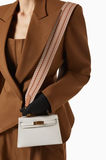 Unused Sangle Bag Strap in Swift Leather
