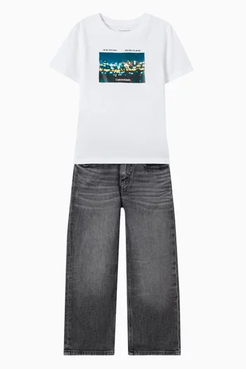 Skater Jeans in Denim