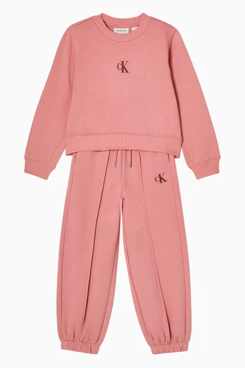 Logo Sweatshirt in Cotton-blend Fleece